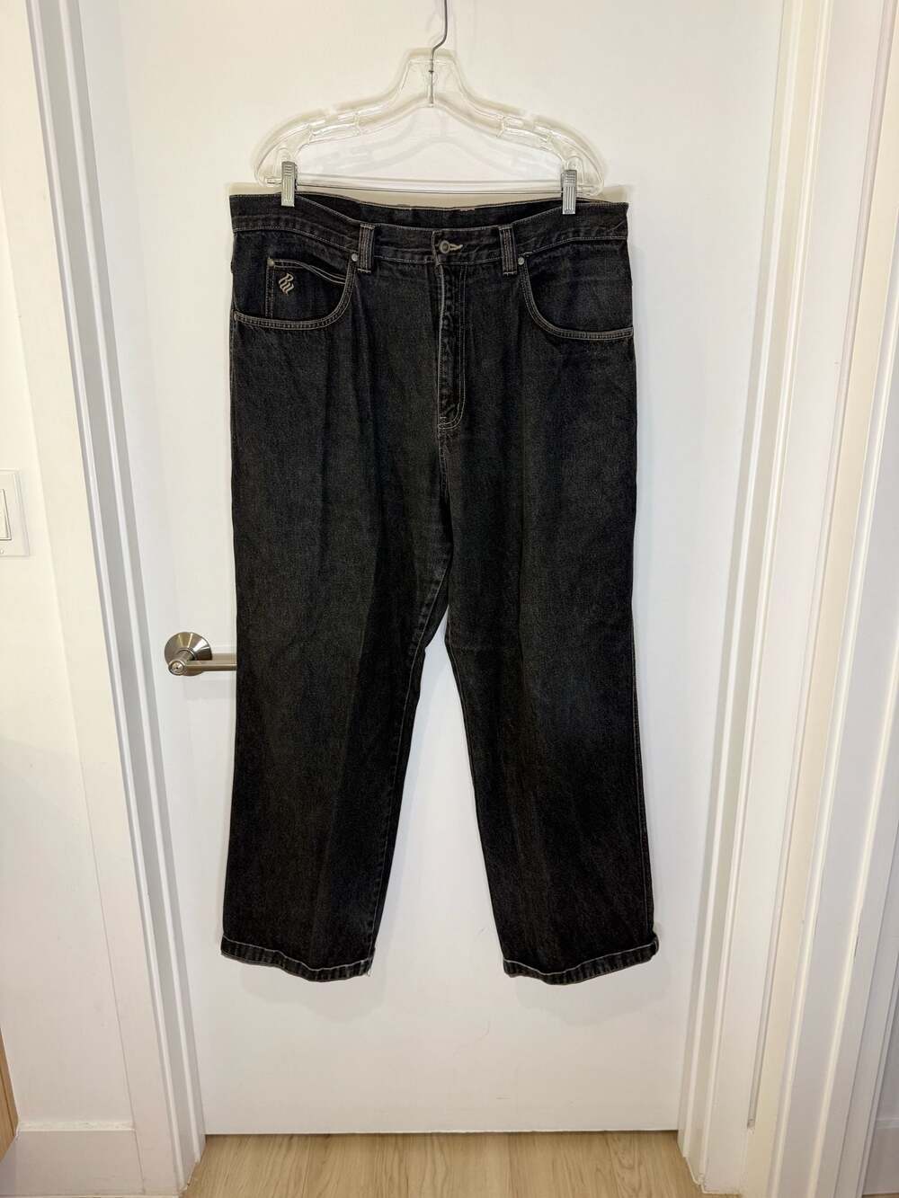 Rocawear Men's Black Baggy Denim Jeans Size 40